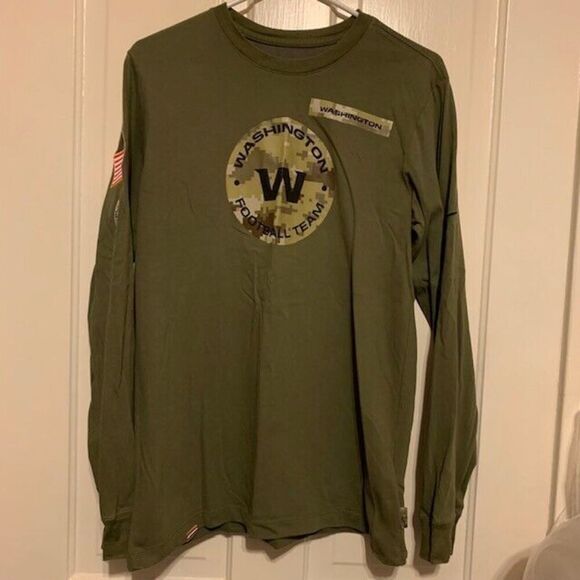 WASHINGTON FOOTBALL TEAM SIZE SMALL NIKE DRI-FIT LONG SLEEVED T-SHIRT - Picture 1 of 5